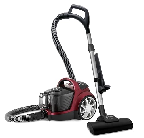 La Mejor Lista de Aspiradora Koblenz los mejores 10. 48 Koblenz Aspiradora Canister Aries de 2.5 L, Sin Bolsa, 1800 W, Perilla de Velocidad para Alfombras, Pisos Delicados y Duros, Silenciosa, Filtro HEPA Aspira Pelo de Mascota, Cable...