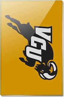 Virginia Commonwealth University Secondary Rectangle Acrylic Fridge Refrigerator Magnet