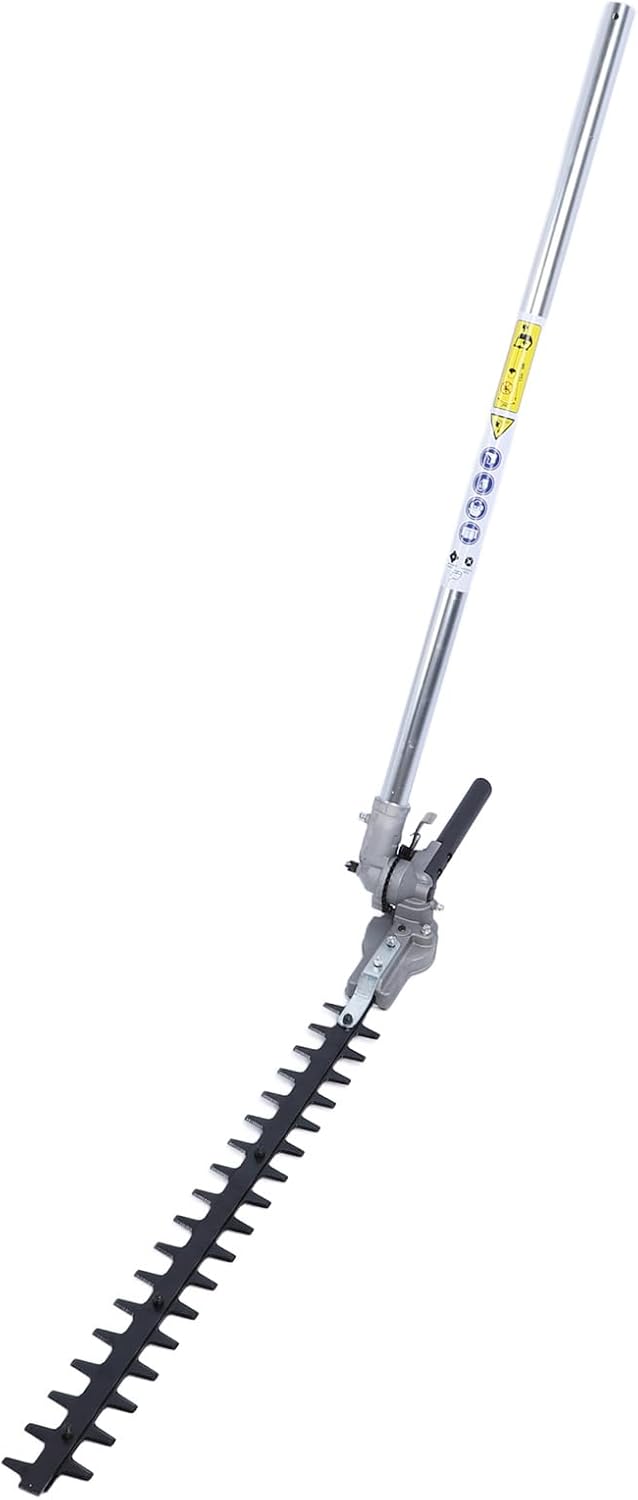 Long Pole Hedge Trimmer Straight Shaft Attachment, Replacement High Branch Shrub Grass Pole Trimmer Assembly for Lawn Mower, String Trimmering Attachments (26 * 9mm)