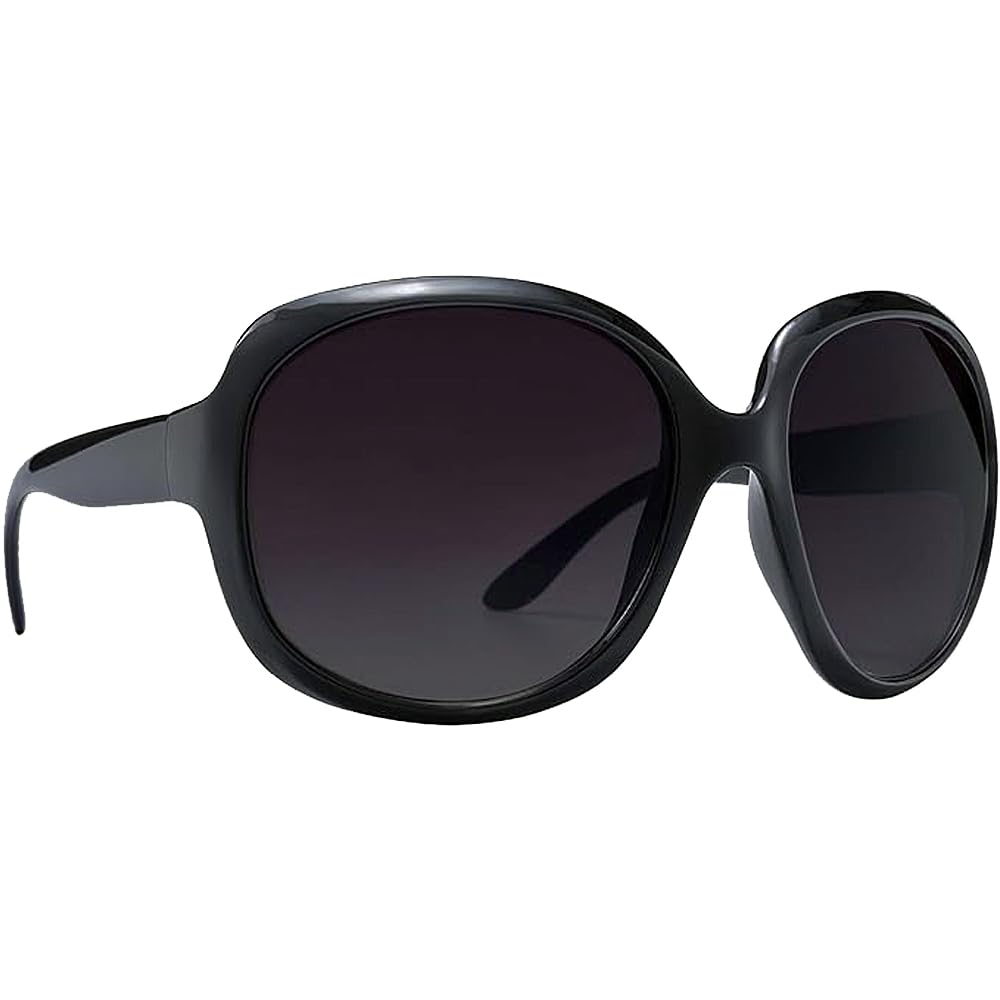 Gloss Black Ladies Sunglasses Oversized Eyewear Womens For Her Vintage Retro Designer Fashion Accessory UV400