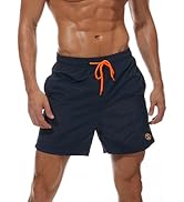 ZOXOZ Mens Swimming Shorts Waterproof Quick Dry Beach Shorts Surfing Shorts with Mesh Lining
