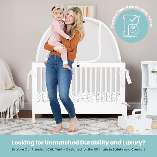 Crib Tent with Auto-Lock Zipper