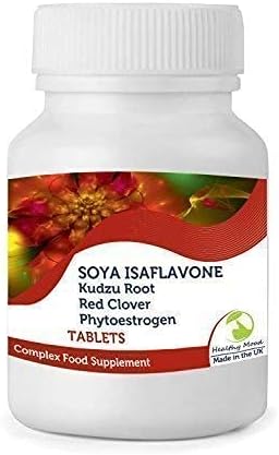 SOYA Isaflavone Kudzu Root Red Clover Complex Vitamins Phytoestrogen Health Food Supplement 30 Tablets Pills Nutrition Supplements Britain Quality in Bottlles HEALTHY MOOD UK