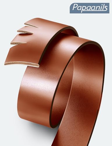Image of Mens Dress Belt,Genuine Casual Leather Belts for Men 1.5 inch Width