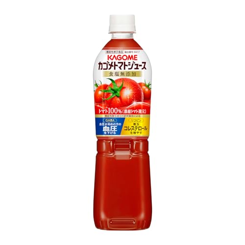 カゴメ トマトジュース 食塩無添加 720mlペットボトル×15本(機能性表示食品 リコピン GABA 血圧 善玉コレステロール)