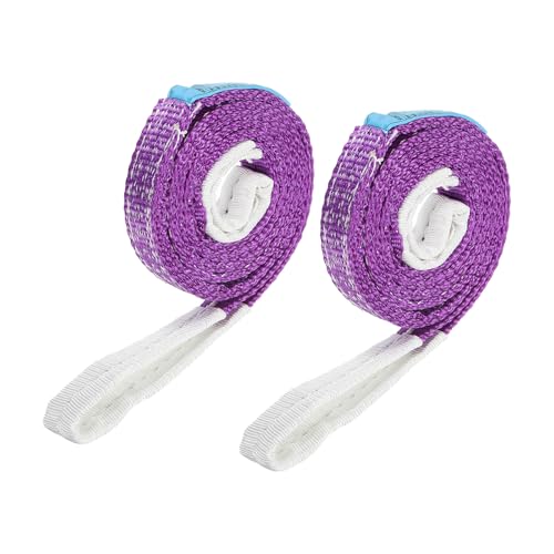 Sangles de levage en polyester PATIKIL 1,8 m sangle de levage plate résistante 999 kg