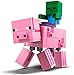 Produktbild Lego 21157 Minecraft BigFig Schwein mit Zombiebaby, Spielzeug für Kinder ab 7 Jahren, baubare Figuren