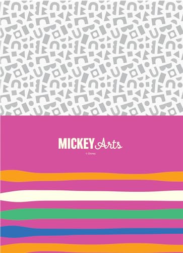 Caderno Espiral Univ CD 10 Matérias 160 Fls Mickey Arts Fundo Amarelo FSC - Jandaia