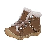 RICOSTA Jungen Boots ELIA von Pepino, Weite: Weit (WMS),terracare,Barfuß-Schuh,Lauflernschuhe,schnürschuhe,schnürer,Hazel (274),23 EU / 6 Child UK