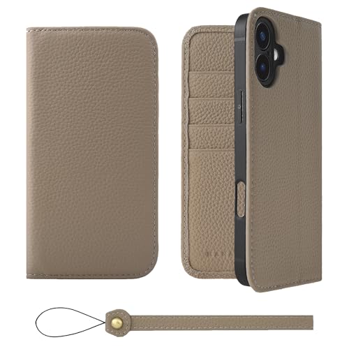 HANATORA for iPhone 16Plus �P�[�X �蒠�^ �{�v �X�}�z�P�[�X �X�}�z �X�^���h �X�g���b�v �t�� �V�������N�J�[�t���U�[ �x���g�Ȃ� �}�O�l�b�g�Ȃ� �O���[�W�� H0XA-16Plus-Grege �M�t�g �a���� ���� �j�� ��