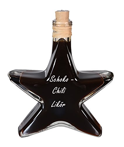 Schoko Chili Likör Stern Flasche 0,2l - DLG Medaille prämiert