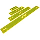 LITKO Gaslands Miniatures Game Shooting Gauges Set, Fluorescent Yellow (4)