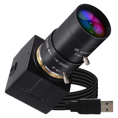 QILOVE USB Camera Mini Lightburn Camera Manual Focus 5-50mm