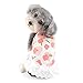 Ranphy Dog Dress for Small Dogs Girl Puppy Sleeveless Clothes Pet with Cute Floral Print Skirt Doggy Spring Summer Outfit Cats Apparel, Pink, XS