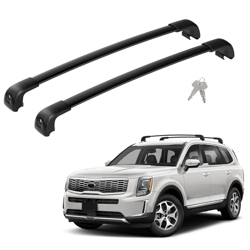 FLYCLE 300Lbs Roof Rack Cross Bars Compatible with KIA Telluride 2019-2025 S SX SX-P EX, Lockable...