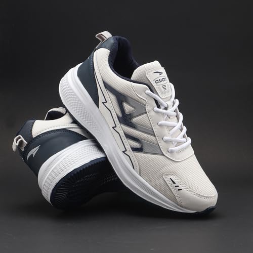 Image of ASIAN Wonder-34 Men's Running Shoes | Breathable Mesh Upper, Cushioned Sole, Lace-Up Comfort, Sports Shoes