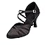 Dames Latin Salsa Ankle Strap Satijn Dansschoenen Avondschoenen L189