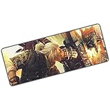 Teclado Gaming Mouse Pad The Witcher Geraltof RiviaLarge tapete de Ratones Estera del Juego de Cafe Mat Extended Mousepad for PC de Escritorio Alfombrilla de rat&oacute;n (Color : 3, Size : 900x400x3mm)