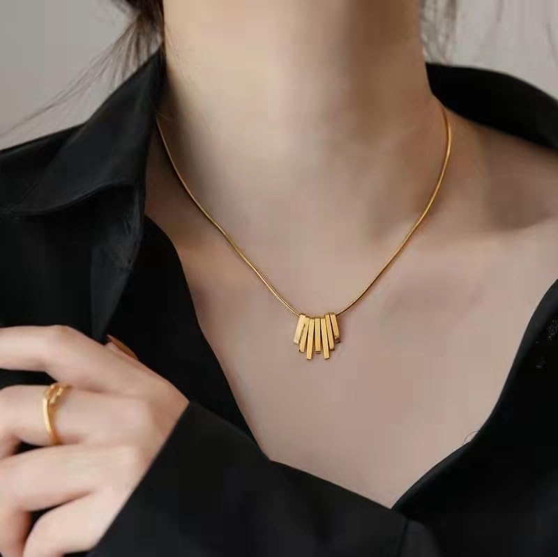 Image of 18k Gold Plated Vintage Dainty Pink Gemstone Bow Pendant Necklace Women Court Style Oval Cut Zircon Necklace