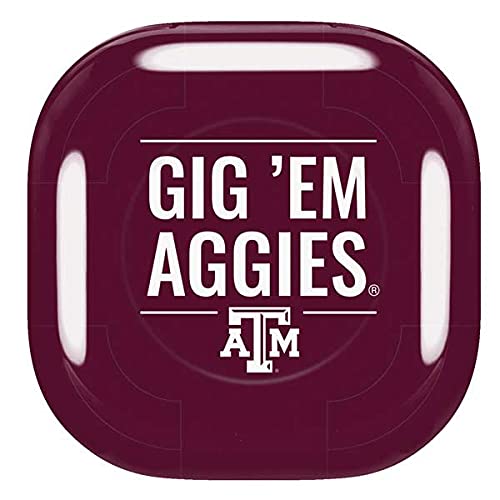 Skinit Decal Audio Skin Compatible with Samsung Galaxy Buds Pro - Officially Licensed Gig Em Aggies Design