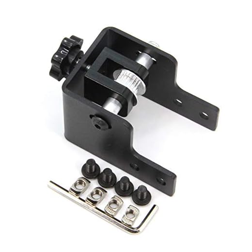 Zeberoxyz Upgrade 4040 Double Slot Profile 40x40mm Y-axis Synchronous Belt Stretch Straighten Tensioner for Ender-3 Pro/Ender3 V2/CR-20 Pro 3D Printer Parts (4040)