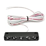 Krator 5-RECT-POD License Plate Light (5 Led ATV Quad Wheeler Scooter Motorcycle Bike...