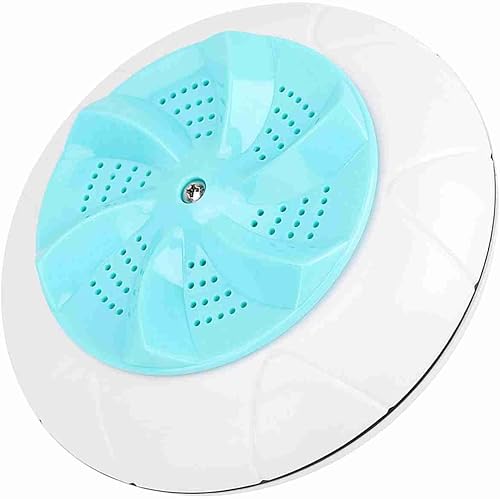 Miniatura 2 de Mini lavadora portátil Turbo para viajes de lavandería doméstica (verde)