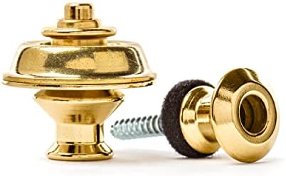 Dunlop Straplok Dual Design Strap Retainer System, Gold