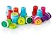Moore: Premium 26 Piece Self Inking Alphabet Plastic Stampers, Multi Color Bright Alphabet Ink Stamps, DIY Craft for Children, Party Gifts, Teacher Stamps