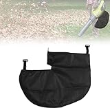 Sac Aspirateur de Souffleur Feuilles,Sac de Rangement pour Souffleur de Feuilles,Noir Sacs pour Aspirateur Souffleurs,Accessoires pour Aspirateurs Souffleurs,pour Feuillesi Jardin Pelouse Patio Cour