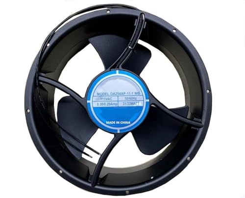 Ventilateur OA254AP-11-1WB 115VAC pour refroidissement industriel de 254x254x89mm