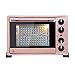 Piekarnik Mini 36L Z Ustawieniem Temperatury 100-250 ℃ I Timerem 0-60 Minut, 1500W Trójwarstwowy Piekarnik Z Drzwiami Szklanymi Piekarnik W Kolorze Różowego Złota Kod Towaru: Lxj-21 Estetyczny I Prak