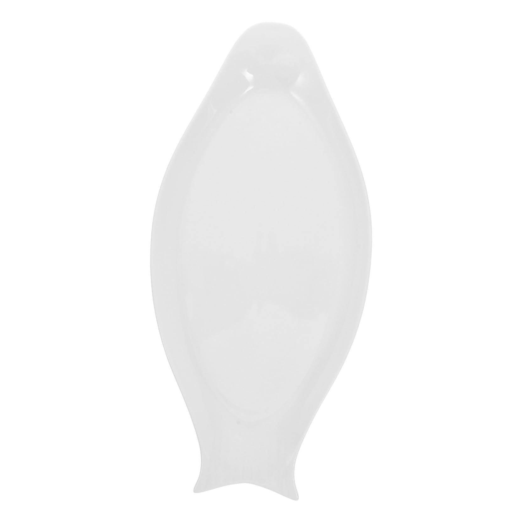 Toyvian Vajilla de Pescado Ovalada de Cerámica de 16 Pulgadas Diseño Sencillo Adecuado para Servir Aperitivos Hogar o Restaurante