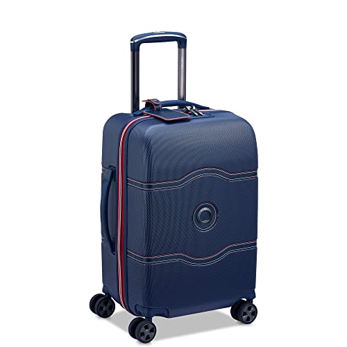 Image of DELSEY PARIS Chatelet Air 2.0 Hardside Luggage with Spinner Wheels, Navy, Carry on 19 Inch