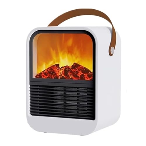 Calentador Eléctrico For Chimenea, Ventilador Caliente, Portátil, De Escritorio, For El Hogar, Estufa De Calefacción, Radiador, Máquina Calentadora De Llama FáCil De Usar