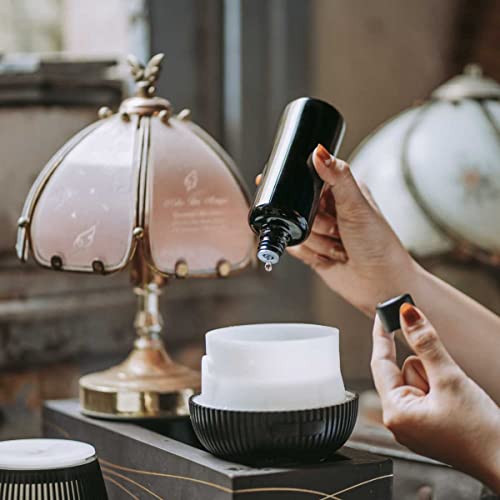 Infinity Jars 100 Ml (3.4 Fl Oz) Black Ultraviolet Glass Essential Oil Bottle W/ Euro Dropper Cap 3-Pack #TOP3