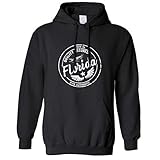 Hometown Pride Hoodie Made in Florida Stamp Black X-Large