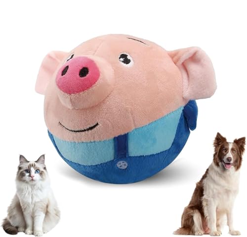 Interactive Dog Toys, 2025 New Active Moving Pet Plush Toy, Recha...
