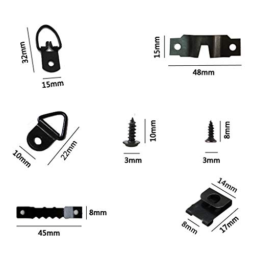 Image of 52pcs /Set Photo Picture Frame Hanging Heavy Duty Serrated Hanger Hardware Fo