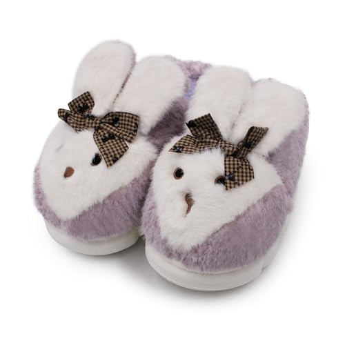 Image of VRITRAZ Women's Comfort Slip On Closed Toe Warm Winter House Clog Indoor Slipper with Cute Print and Degins