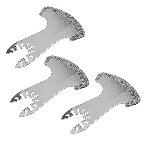 %8 OFF! 3Pcs Diamond Segment Swing Grit Grout Saw Blades Oscillating Multi Tool Blade Accessories Co...