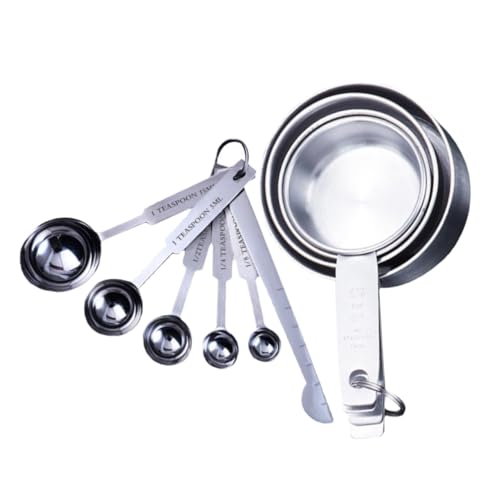 Cemaystic �X�e�����X�X�`�[���v�ʃX�v�[���Z�b�g �V���R���n���h���t�� �H��􂢋@�Ή� �������ȒP �G�X�v���b�\�⒲���� (15.00X9.00X5.00CM,��)