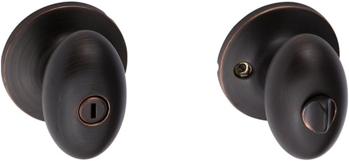 Sure-Loc Hardware AR102 11P Arapaho Privacy Doorknobs, Vintage Bronze