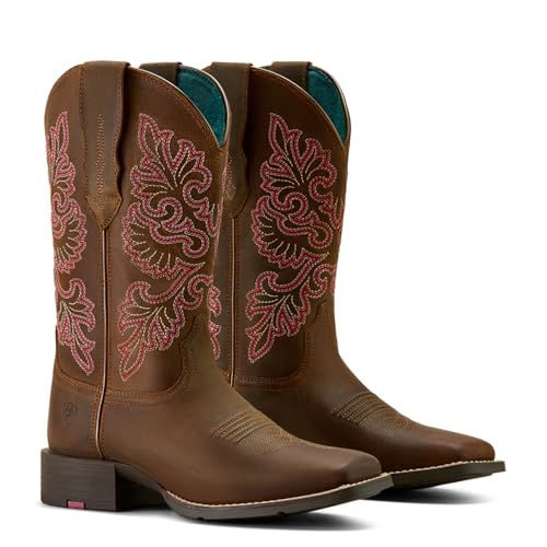 ARIAT ARIAT Women's Round Up StretchFit Wide Square Toe Western Boot