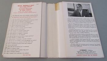 Hardcover Why People Buy: Motivation Research and Its Successful Application Book