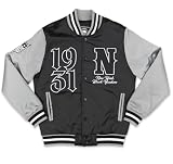 Big Boy Headgear NLBM Negro Leagues Black Yankees Baseball Jacket Black [2XL]