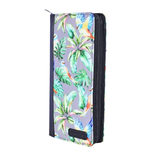 HAMELIN Unisex Passport Holder with RFID Blocking Technology | Vegan Leather Passport Cover,Travel Document Organiser | Passport Wallet with 4 Passport Slots,8 Card Holder Slots | Lilac Flutter 3 41GfcaN2iTL