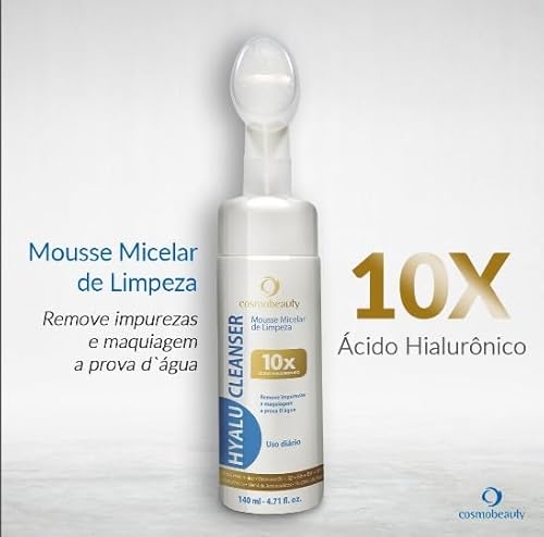 Hyalu Cleanser Mousse Micelar de LImpeza Cosmobeauty 140ml