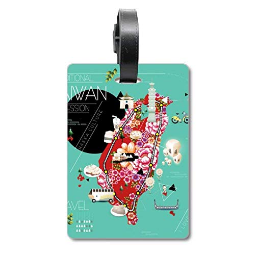 Étiquette pour valise de tourisme Taiwan pour personnaliser votre bagage