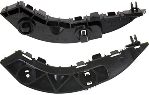 For Honda Civic Bumper Trim 2006 07 08 09 10 2011 Driver and Passenger Side Pair/Set | Front | Bracket | Bumper Stay | Plastic | Sedan | Black | HO1042114 + HO1043114 | 71198SNAA02 + 71193SNAA02